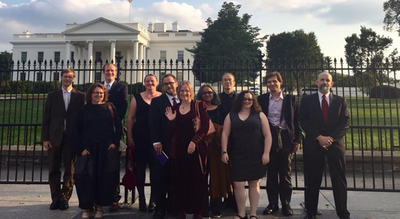 Hieroglyph authors in White House visit 2014